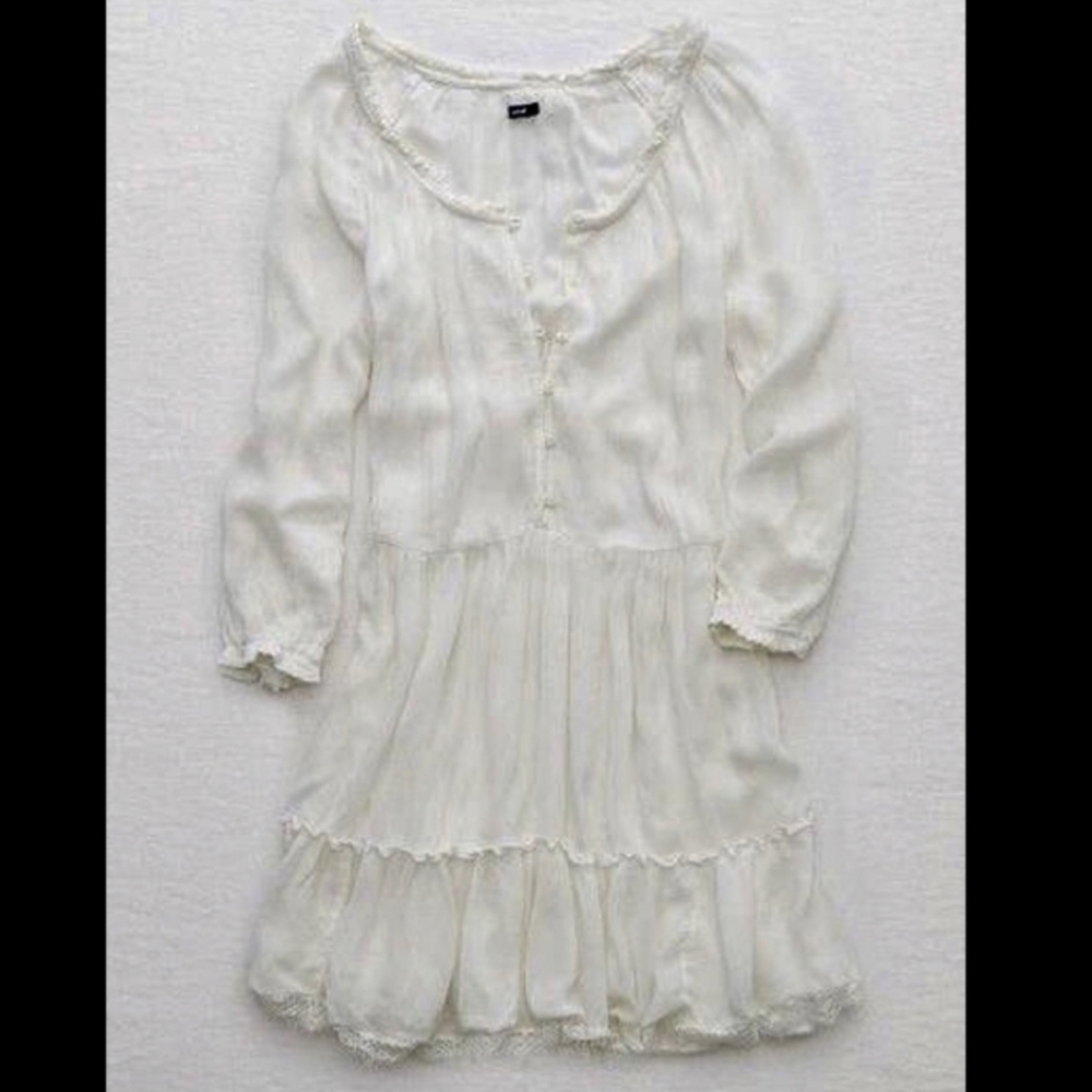 American Eagle Boho Style Sheer Dress